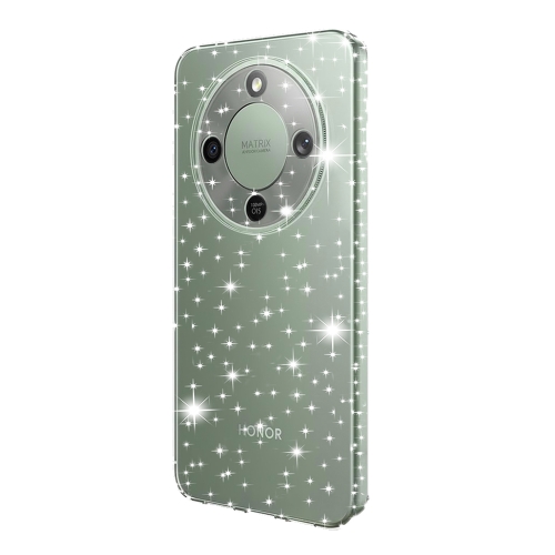 Калъф Гръб Techsuit SparkleSkin за Honor Magic8 Lite, прозрачен-брокат