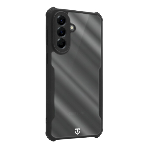 Удароустойчив калъф Tactical Quantum Stealth за Samsung Galaxy A57, прозрачен-черен