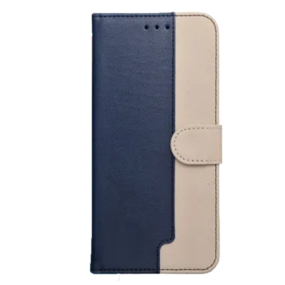 Калъф тефтер Split Book за Samsung Galaxy A57, синьо-бежово