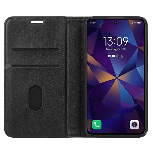 Калъф тефтер Cubic Book за Xiaomi Redmi Note 15 Pro 4G, черен