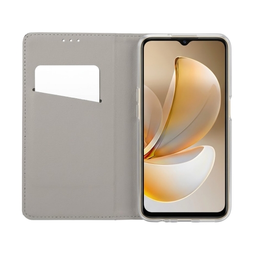 Калъф тефтер Smart Book за Realme Note 70T, златен
