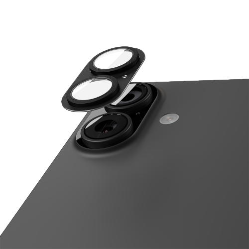 Стъклен протектор за камера Etteri за iPhone 17, черен