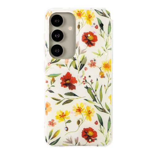 Силиконов калъф Glow Glam за Samsung Galaxy S25, бял