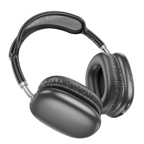 Слушалки с микрофон Borofone Headphones BO22 Plus Elegant, bluetooth, тъмно сив
