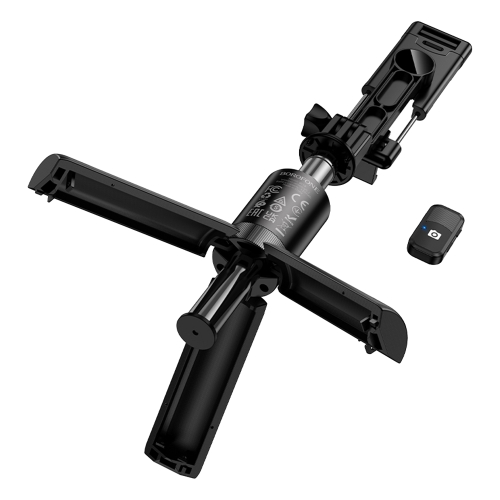 Селфи стик с трипод BOROFONE BY14 Graceful Bluetooth + Tripod (remote control), черен