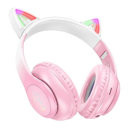 Безжични слушалки Catear Hoco W42 Bluetooth, розов