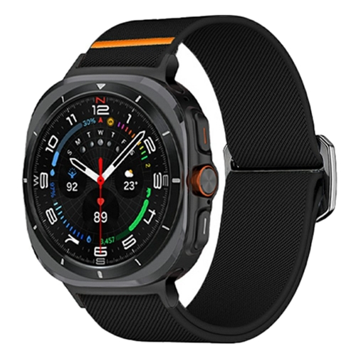 Силиконова каишка за Samsung Galaxy Watch Ultra 47mm, черен