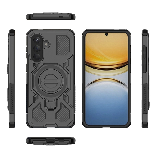 Удароустойчив калъф Rotating Metal Kickstand за Samsung Galaxy A57 5G, черен