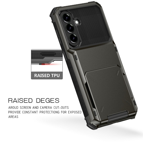 Удароустойчив калъф Dual Layer за Samsung Galaxy A57 5G, черен