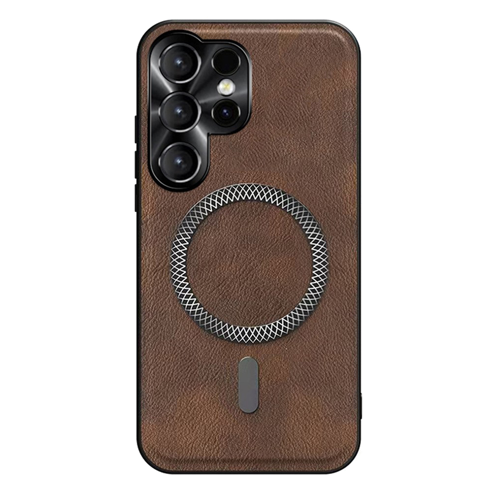 Калъф MagSF Metal Lens Frame за Samsung Galaxy S26 Ultra, кафяв