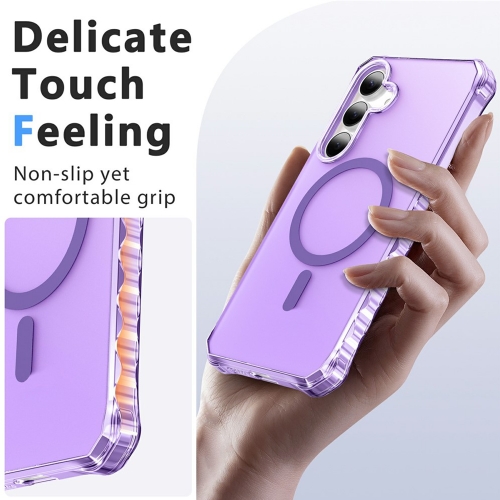 Калъф Wavy Magnetic за Samsung Galaxy S26, лилав