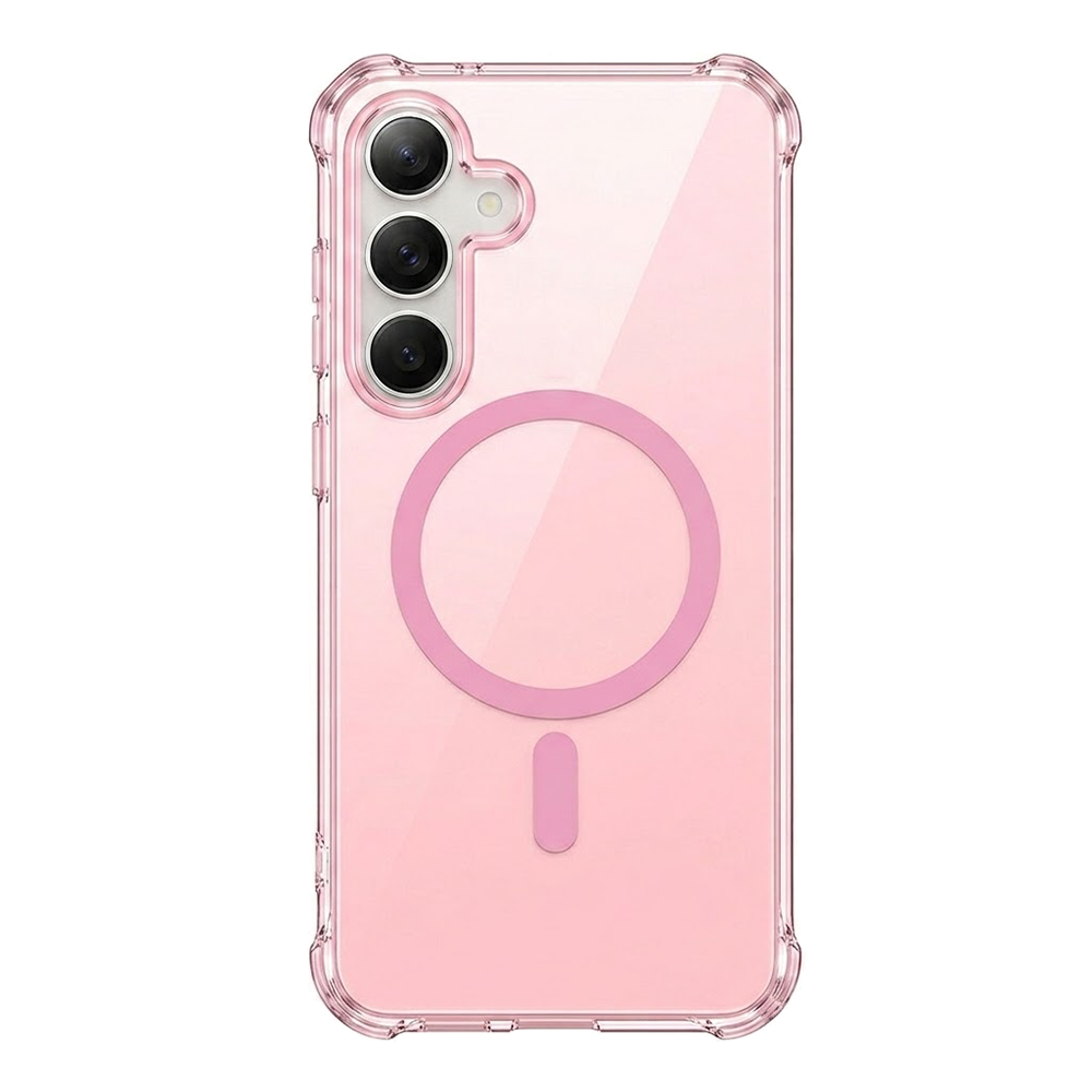 Калъф Wavy Magnetic за Samsung Galaxy S26, розов