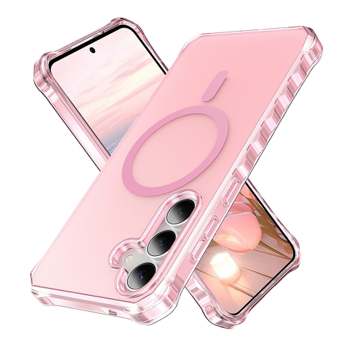 Калъф Wavy Magnetic за Samsung Galaxy S26, розов