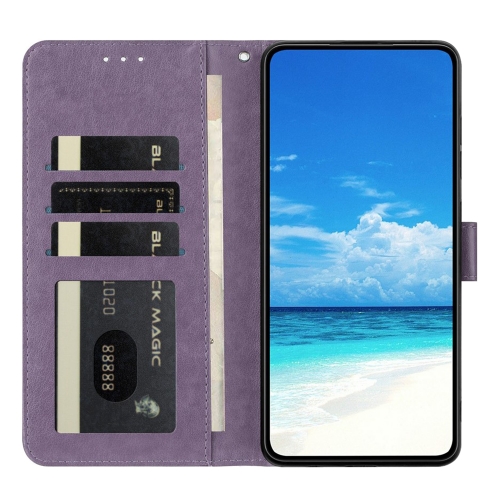 Калъф тефтер PU Leather за Samsung Galaxy S26 Plus, лилав