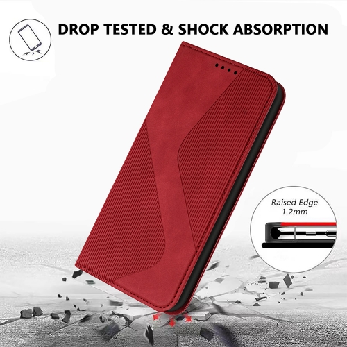 Калъф тефтер Wallet Stand за Motorola Moto G57 Power/Motorola Moto G67 Power/Motorola Moto G57 5G, червен