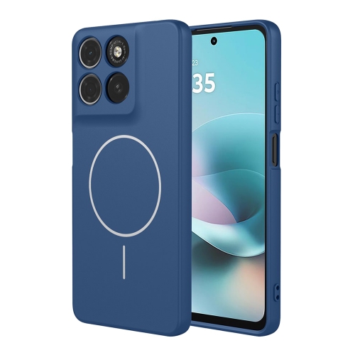 Удароустойчив калъф Liquid MagSf за Motorola Moto G67 Power 5G/G57 Power 5G, син