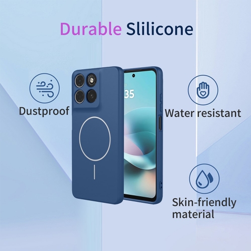 Удароустойчив калъф Liquid MagSf за Motorola Moto G67 Power 5G/G57 Power 5G, син