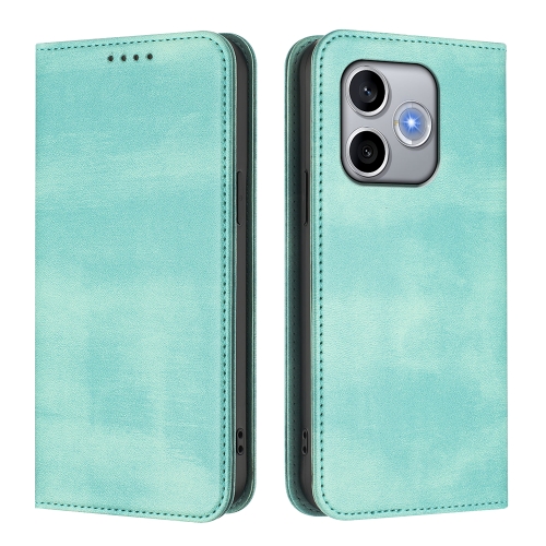 Калъф тефтер Leather Retro Texture за Honor 600 Lite 5G, зелен