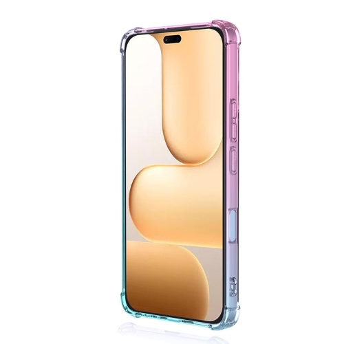 Калъф Anti-Dropt Color за Honor 600 Lite 5G, розов-син