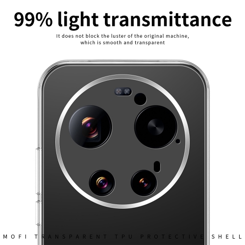 Калъф MOFI Thin за Xiaomi 17 Ultra 5G, прозрачен