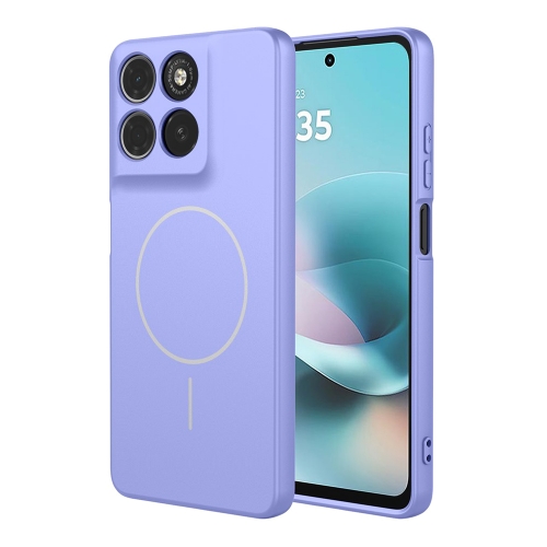 Удароустойчив калъф Liquid MagSf за Motorola Moto G67 Power 5G/G57 Power 5G, лилав