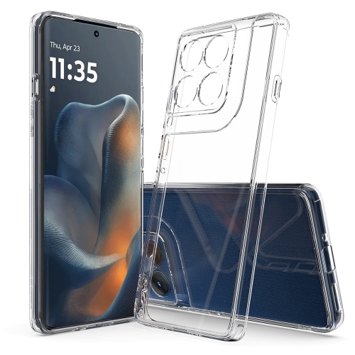 Удароустойчив калъф Shockproof TPU+Acrylic за Motorola Edge 70 Fusion+ 5G/Motorola Edge 70 Fusion 5G, прозрачен