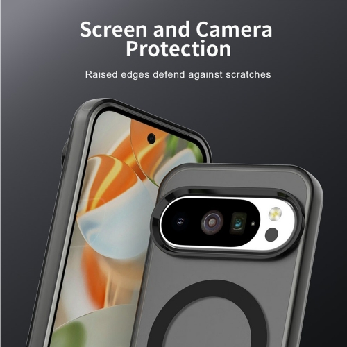 Удароустойчив калъф MagSF Matte Anti Drop за Google Pixel 10 Pro XL, черен