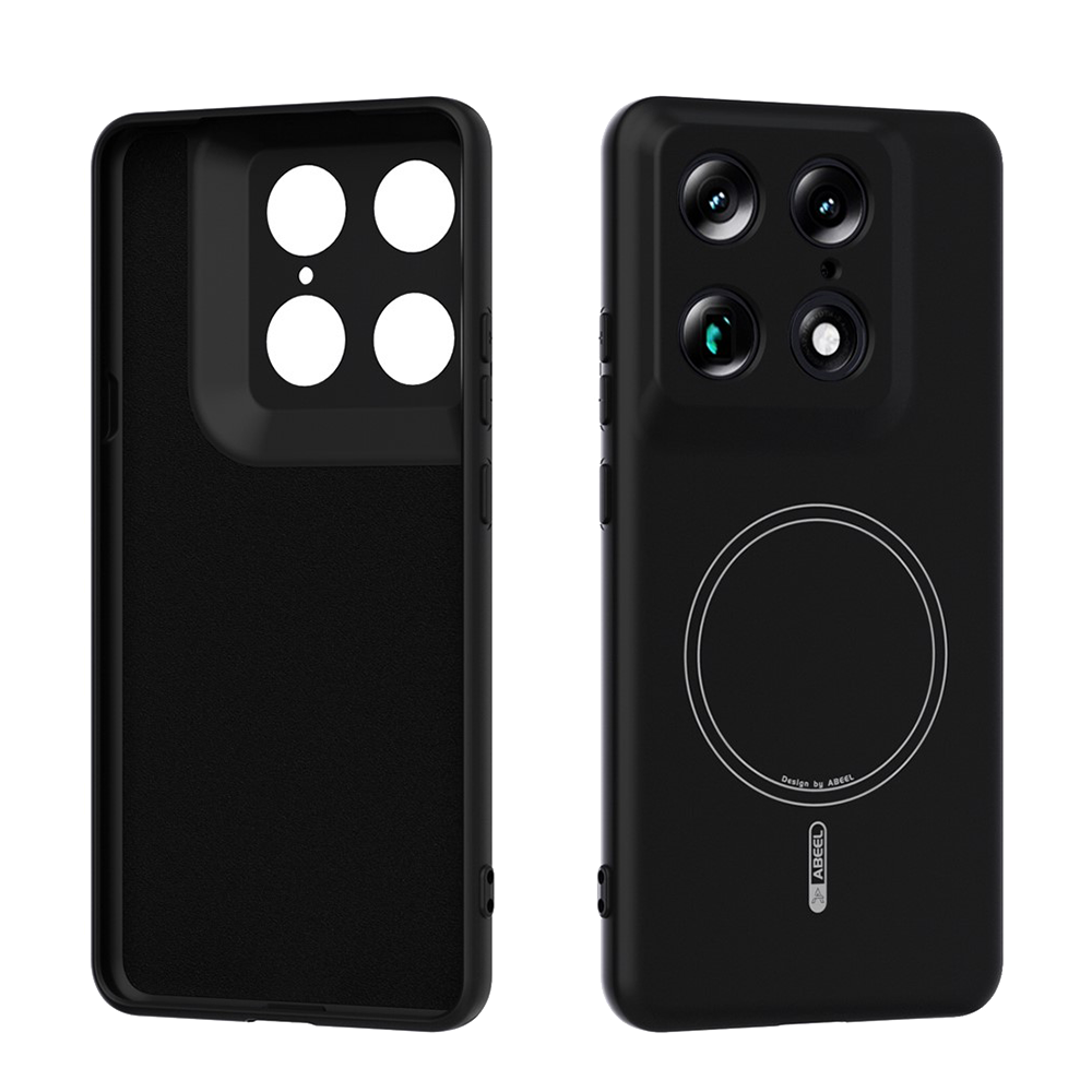 Силиконов Калъф ABEEL MagSF за Motorola Moto X70 Air Pro 5G/Signature 5G, черен
