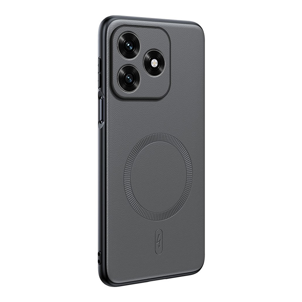 Калъф Magnetic Case Leather за Huawei Honor X5c 4G, сив