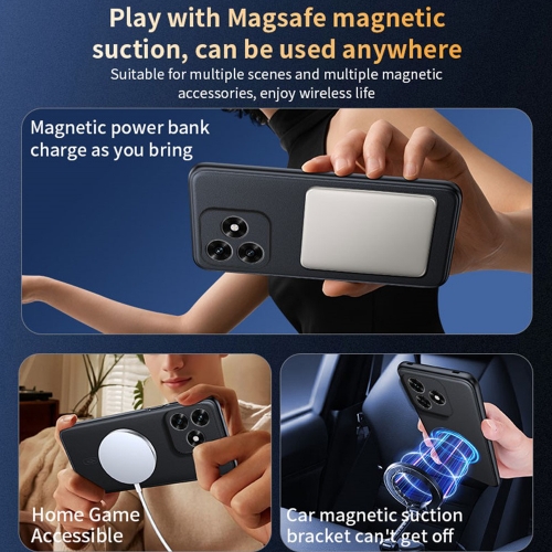 Калъф Magnetic Case Leather за Huawei Honor X5c 4G, сив