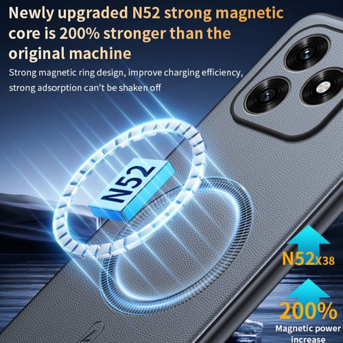 Калъф Magnetic Case Leather за Huawei Honor X5c 4G, сив