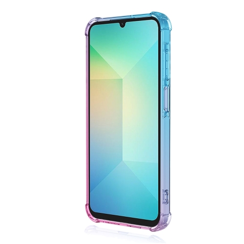 Удароустойчив калъф Gradient Color Anti-Drop за Samsung Galaxy A07, син-розов
