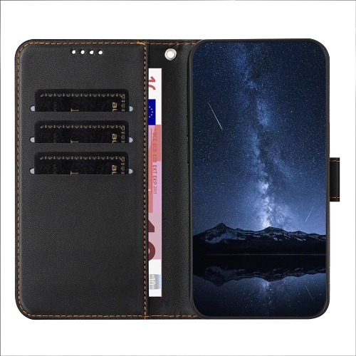 Калъф тефтер Wallet Stand Solid Color за Samsung Galaxy A07, черен