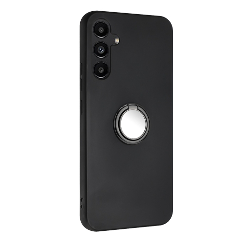 Силиконов калъф Matte Ring Kickstand за Samsung Galaxy A27, черен