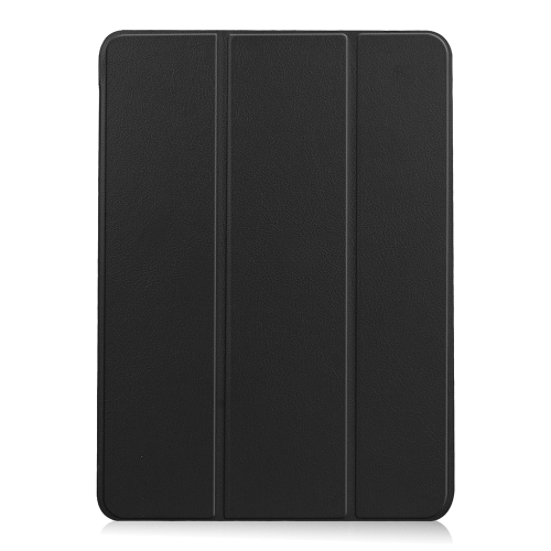 Калъф тефтер за таблет Auto Wake / Sleep Tri-Fold Stand Leather за iPad Air 13 (2026), черен