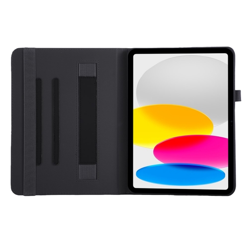 Калъф тефтер за таблет Leather Handheld Wristband за IPad Air 11 (2026)/(2025), черен