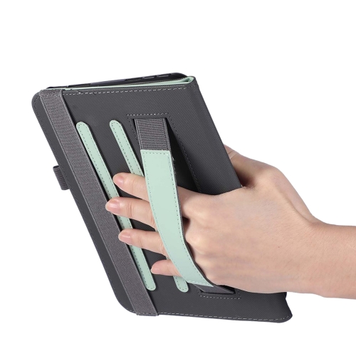 Калъф тефтер за таблет Leather Handheld Wristband за IPad Air 11 (2026)/(2025), черен