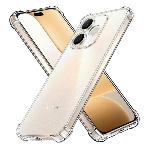 Силиконов калъф Techsuit Shockproof Clear Silicone за Honor 600 Lite, прозрачен