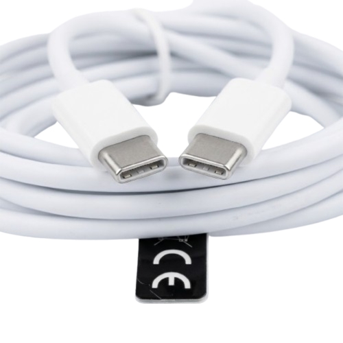 Кабел HD26 Type-C към Type-C PD3,0, 3A, 30W, 3M, бял