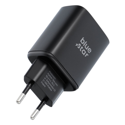 Зарядно Blue Star USB-C SFC 2.0, 3A, 60W, черен