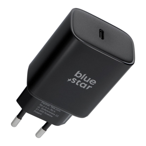 Зарядно Blue Star USB-C SFC 2.0, 3A, 60W, черен