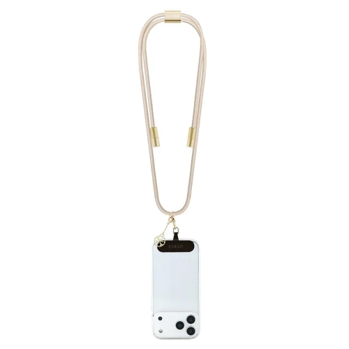Връзка за телефон Guess 4G Charm Crossbody с кабел Type-C, 1.5m, бежова