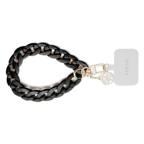 Универсална връзка за телефон Guess Wrist Strap 4G Charm, черна