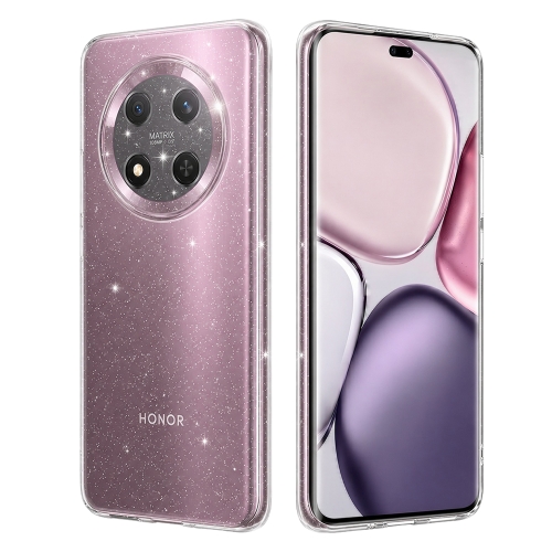 Калъф Techsuit SparkleSkin за Honor Magic7 Lite, прозрачен-брокат