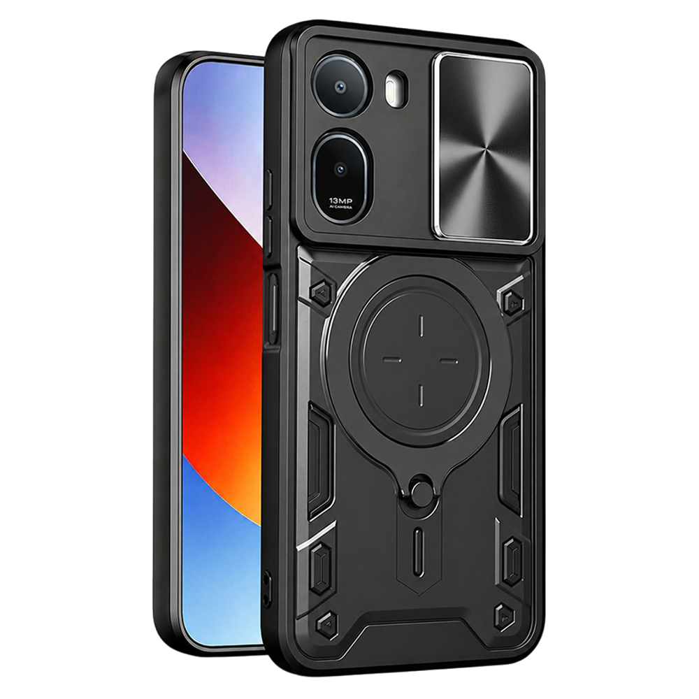 Удароустойчив калъф Techsuit CamGuard Pro за Xiaomi Redmi A7 Pro, черен