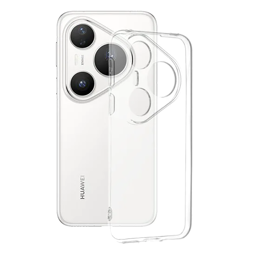 Силиконов калъф Techsuit Clear Silicone за Huawei Pura 80 Pro, прозрачен