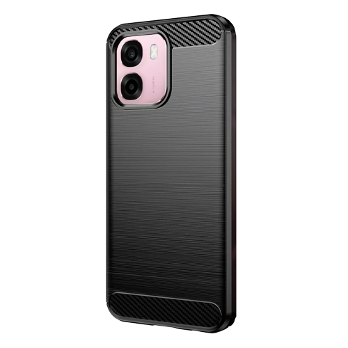 Калъф Techsuit Carbon Silicone за Oppo A6x 4G/A6x 5G, черен