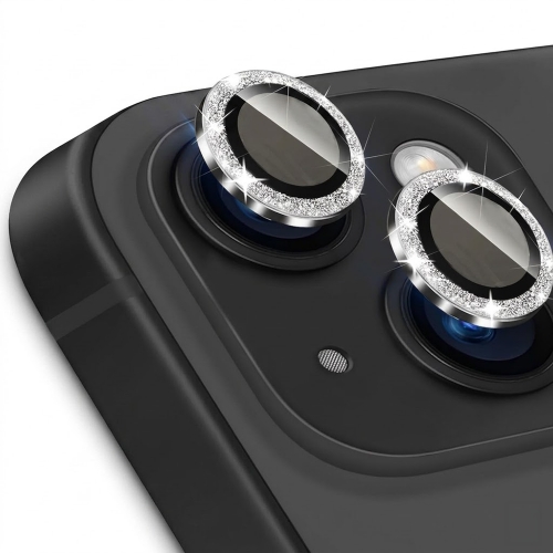 Стъклен протектор за камера за Iphone 14 /14 Plus  Max lens, сребърен