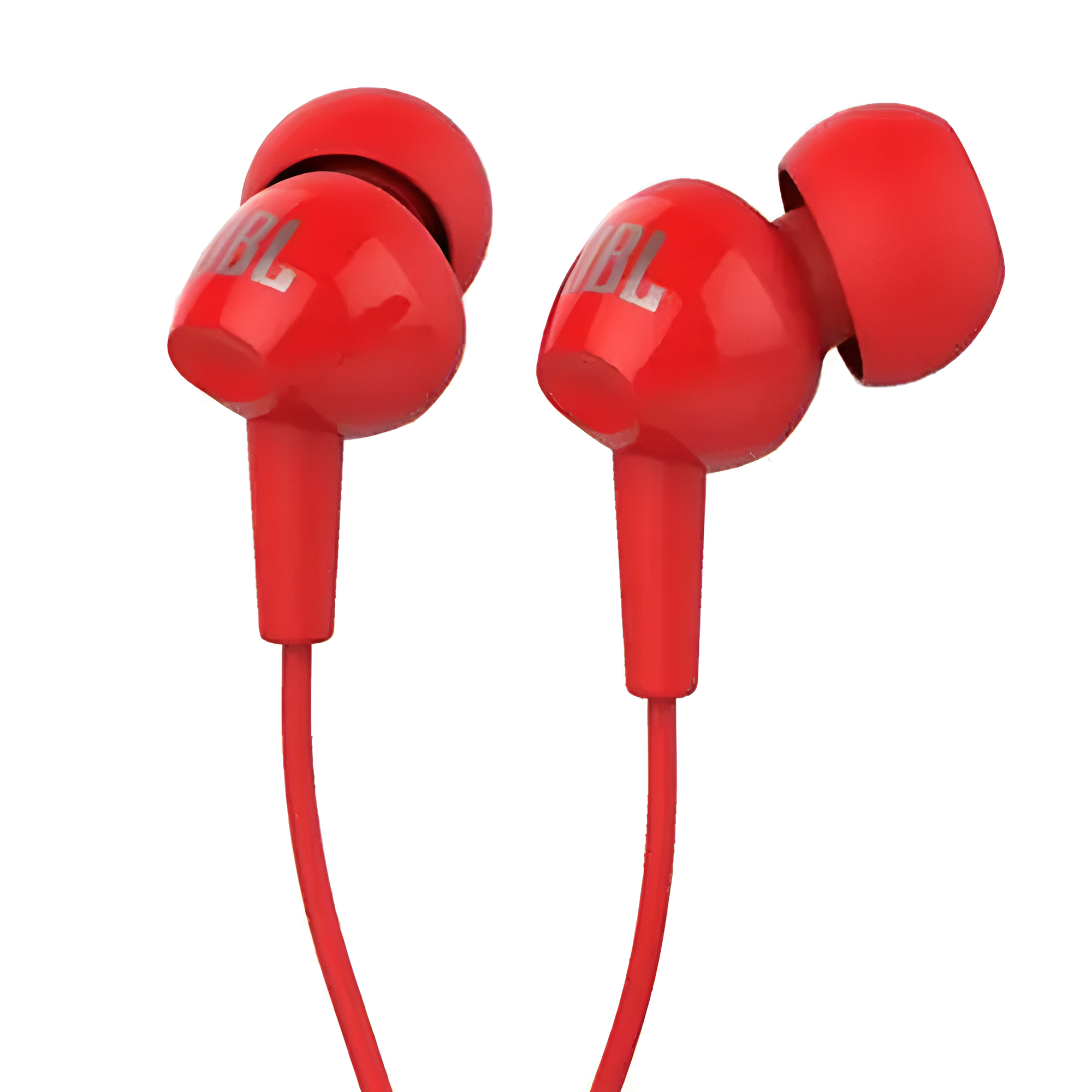 Слушалки JBL Jack C100Si, 3,5 mm, червен