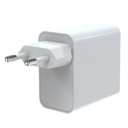 Зарядно 220V Prestico F29, 1xUSB-QCx2PD, 65W, GaN, бял